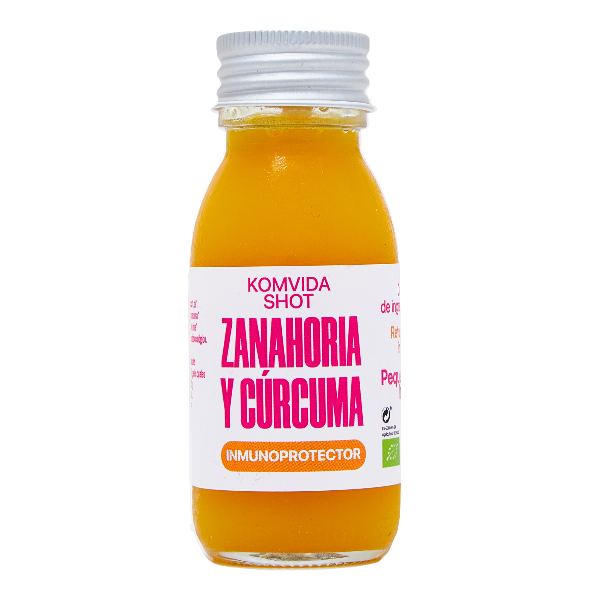 KOMVIDA SHOT ZANAHORIA Y CURCUMA 60 ML