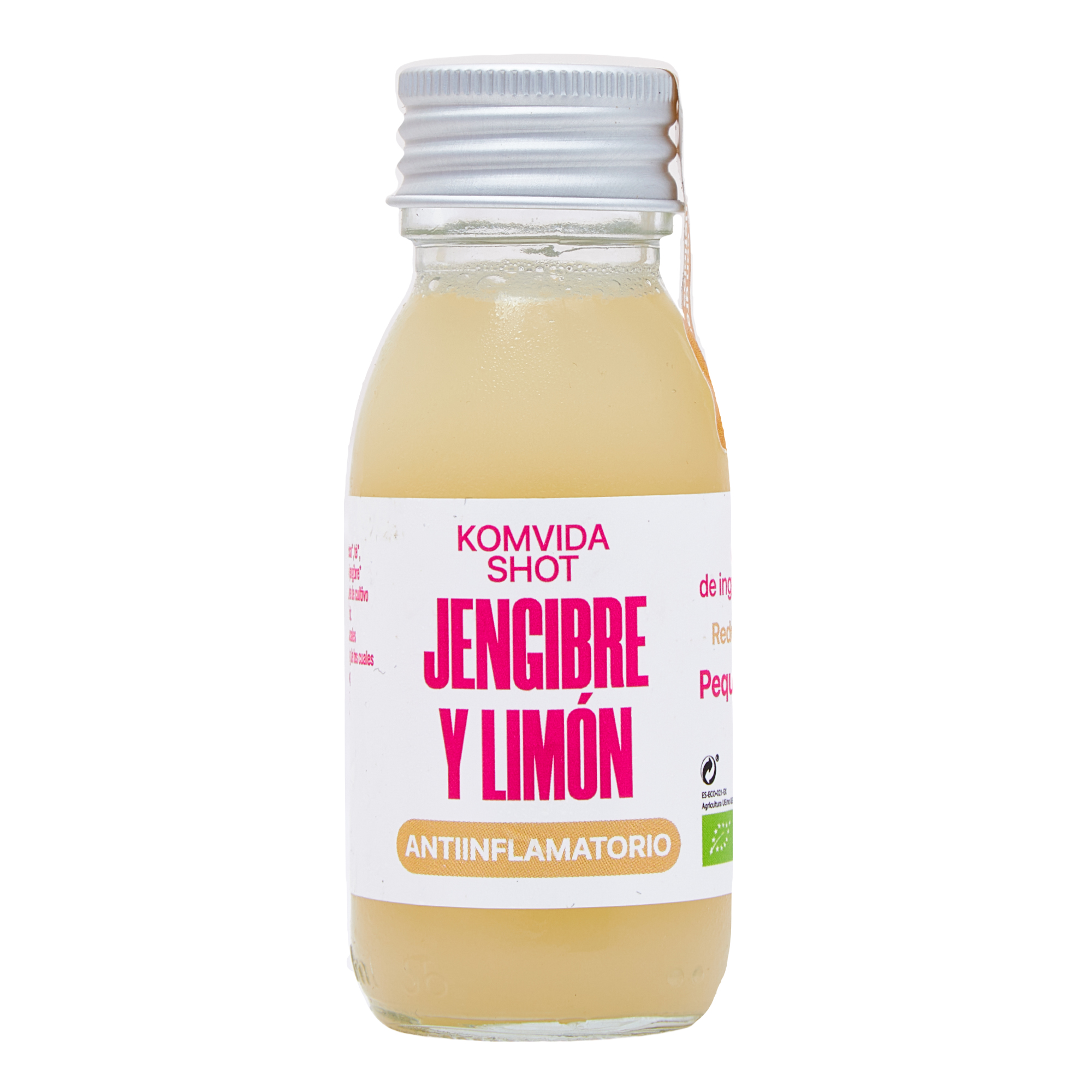KOMVIDA SHOT GENGIBRE Y LIMON 60 ML