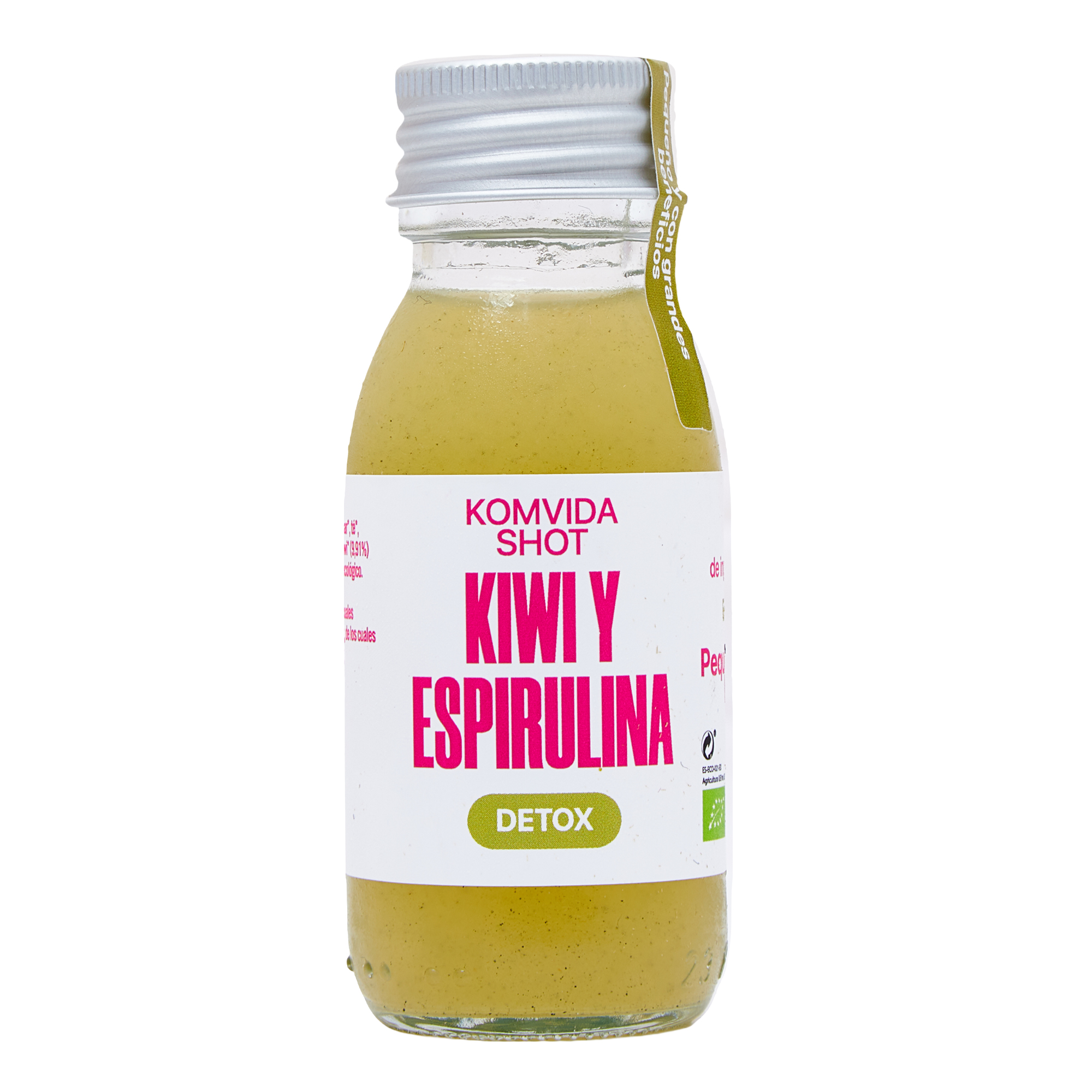 KOMVIDA SHOT KIWI Y ESPIRULINA 60ML